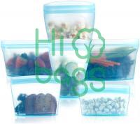 Silicone Reusable Food Stand Up Preservation Bag M